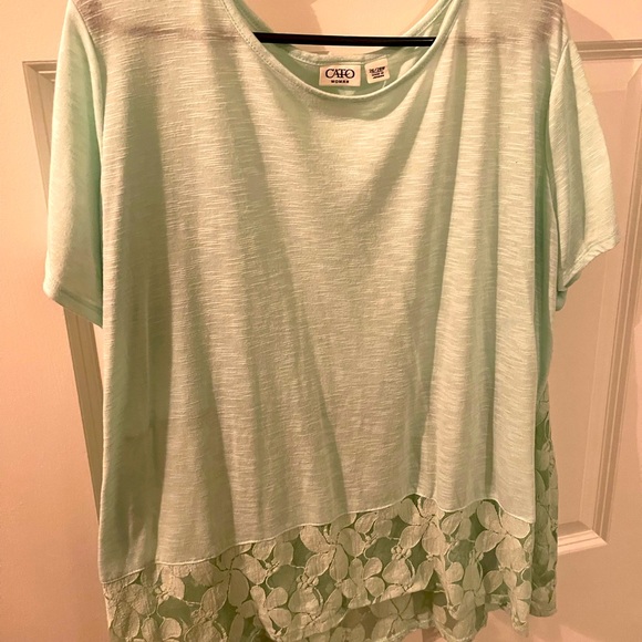 26/28W T-shirt with lace - Picture 3 of 4